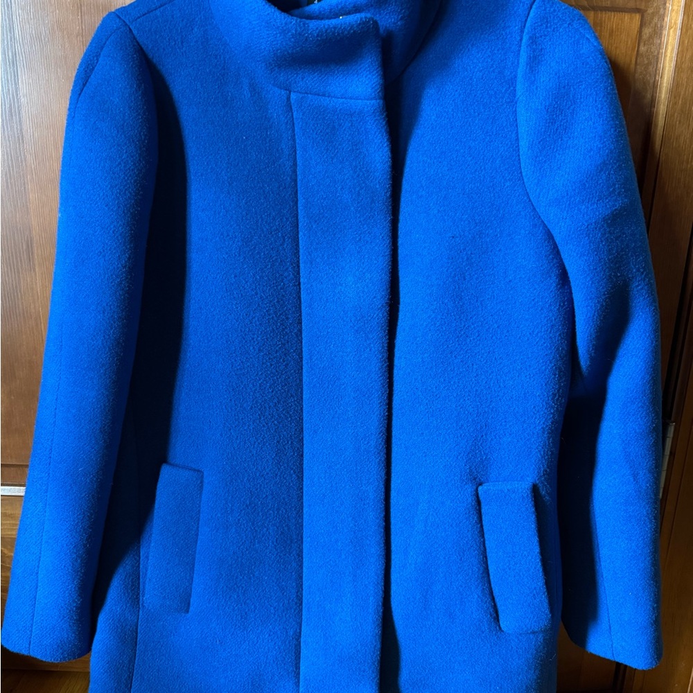 J. Crew Mercantile Blue City Coat